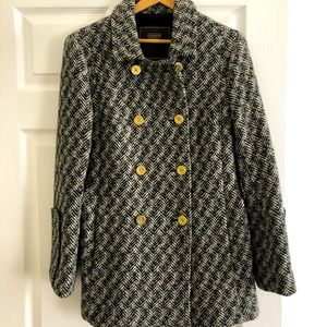 Women’s Coach Herringbone Pea Coat Size 8